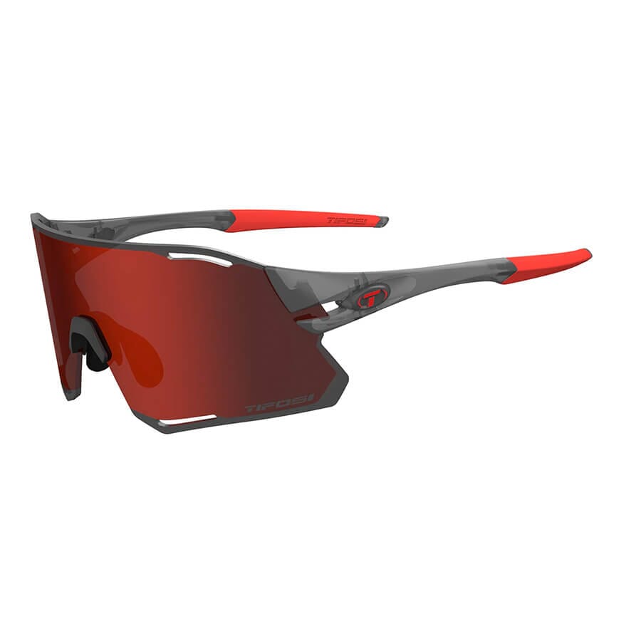 Tifosi Rail Race Apparel Tifosi Satin Vapor/Clarion Red/Clear 