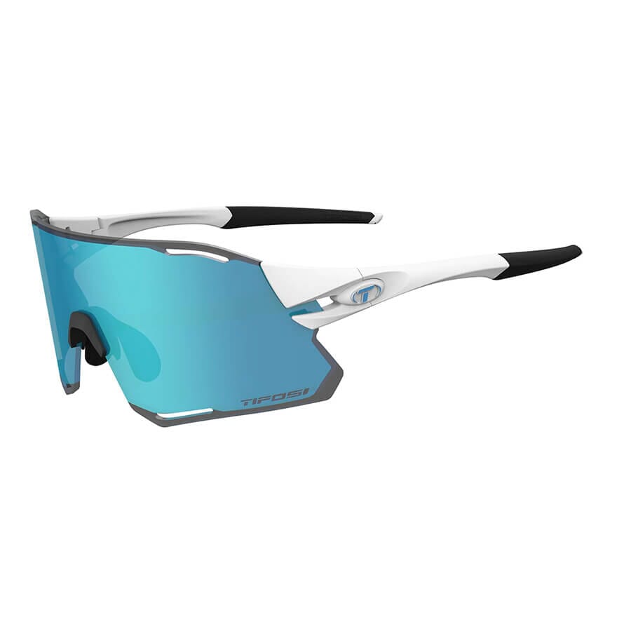 Tifosi Rail Race Apparel Tifosi Matte White/Clarion Blue/Clear 