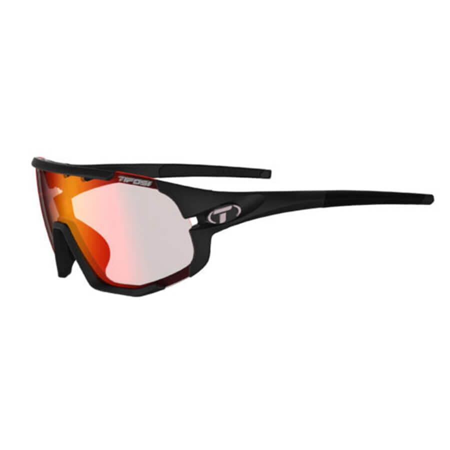 Tifosi Sledge Apparel Tifosi Optics Matte Black Smoke/AC Red/Clear 