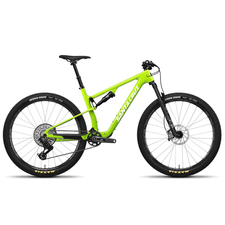 Santa Cruz Blur 4 C GX AXS TR Transmission Kit Bikes Santa Cruz Bicycles Gloss Spring Green M 