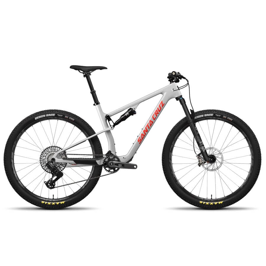 Santa Cruz Blur 4 C GX AXS TR Transmission Kit Bikes Santa Cruz Bicycles Matte Silver S 