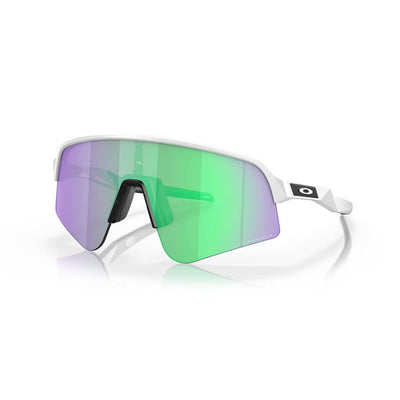 Oakley Sutro Lite Sweep Apparel Oakley Prizm Road Jade Lenses, Matte White Frame 