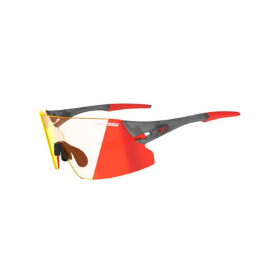 Tifosi Rail XC Apparel Tifosi Optics Satin Vapor - Clarion Red Fototec Lens 