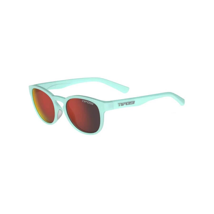 Tifosi Svago Apparel Tifosi Optics Satin Crystal Teal / Smoke Red Lens 