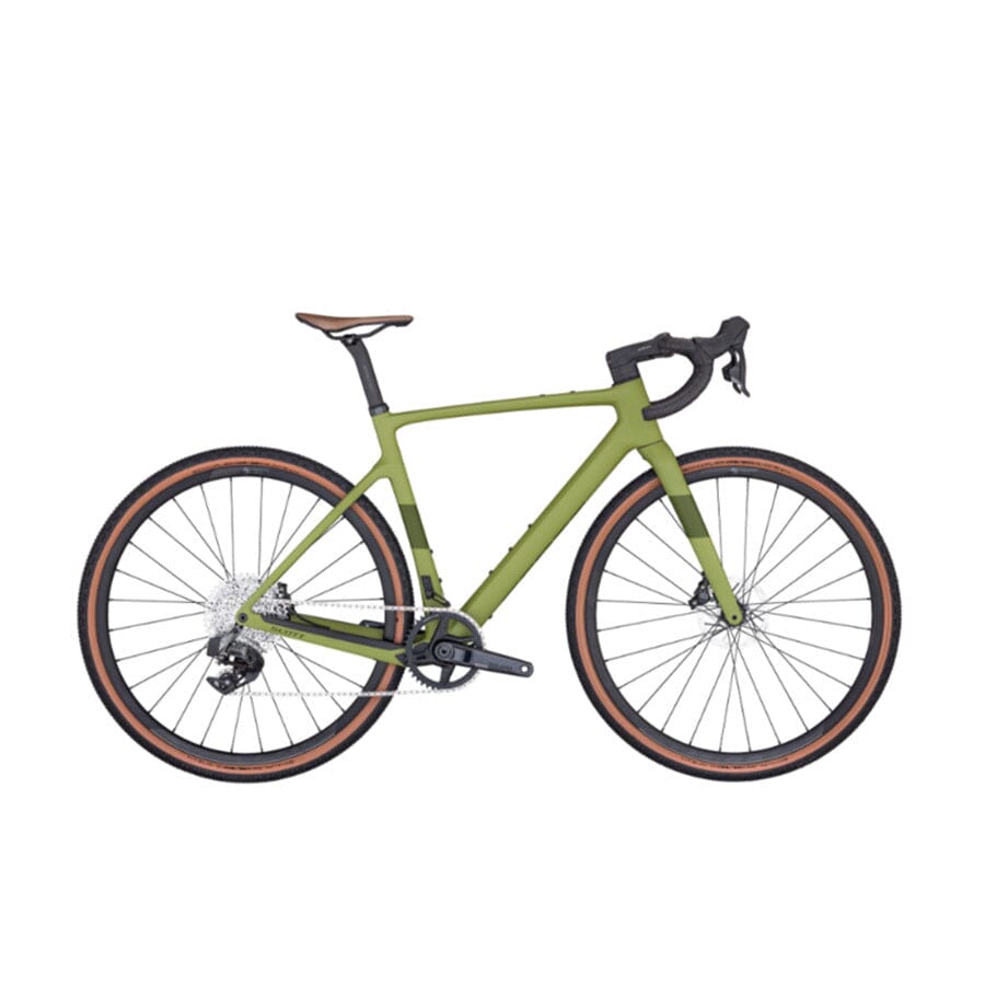 Scott Addict Gravel 30 Bikes SCOTT Bikes Green 49 