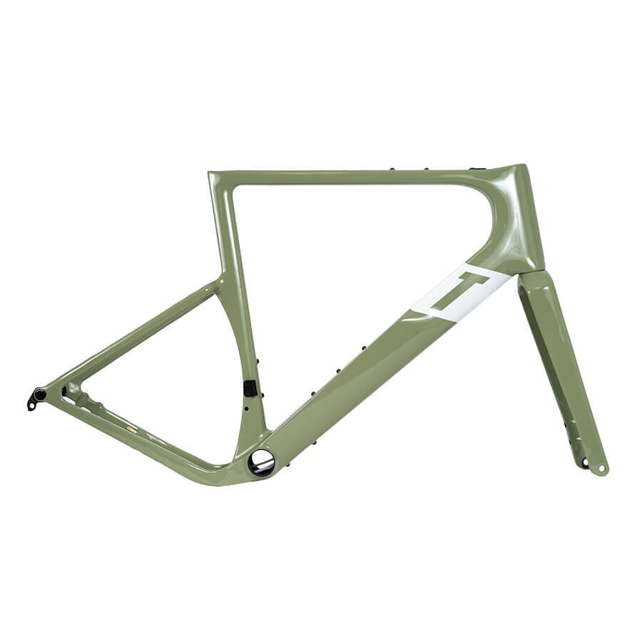 3T Exploro RaceMax Frameset Bikes 3T Desert Green Custom 54 