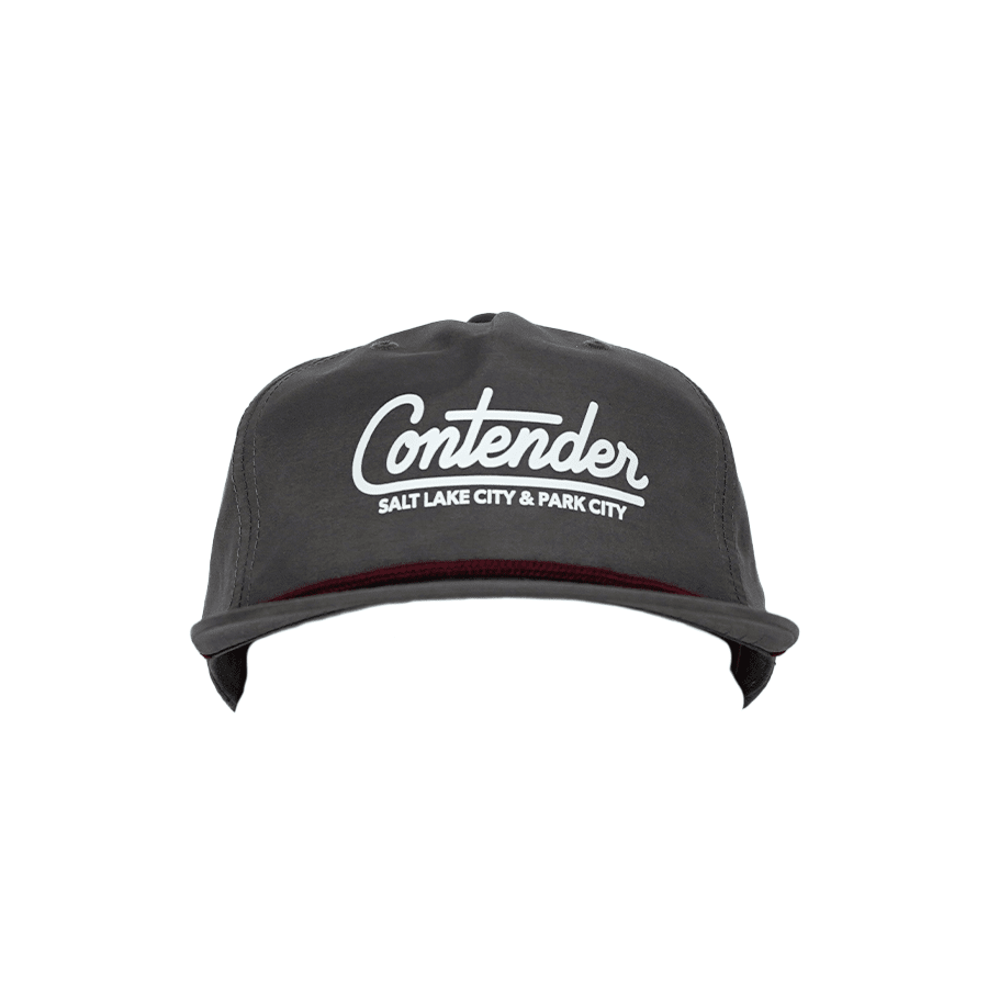 Contender Rope V2 Hat Apparel Captuer Charcoal / Burgundy 