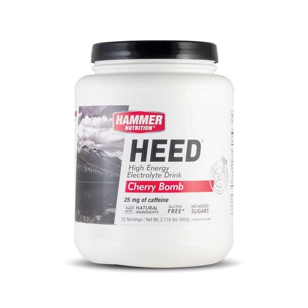 Hammer Nutrition Heed Sports Drink Accessories Hammer Nutrition Cherry Bomb 32 Servings Classic