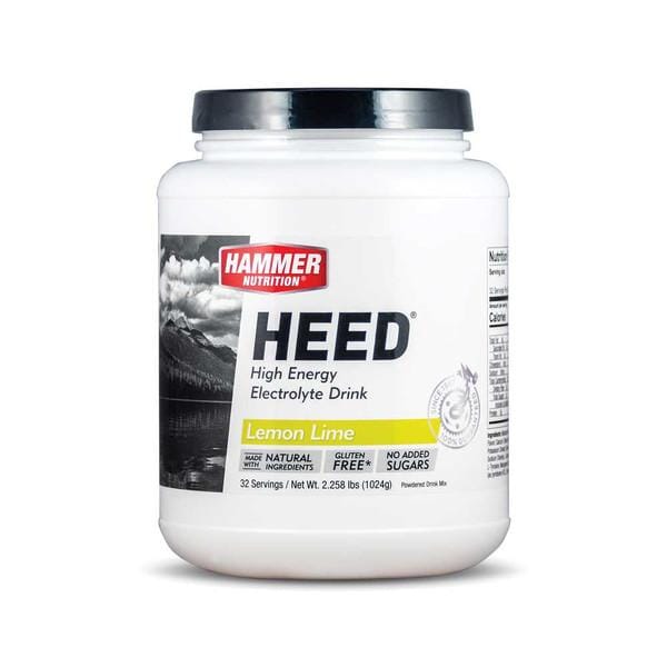 Hammer Nutrition Heed Sports Drink Accessories Hammer Nutrition Lemon Lime 32 Servings Classic