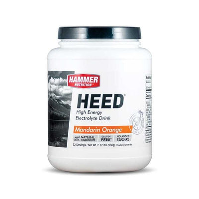 Hammer Nutrition Heed Sports Drink Accessories Hammer Nutrition Mandarin Orange 32 Servings Classic