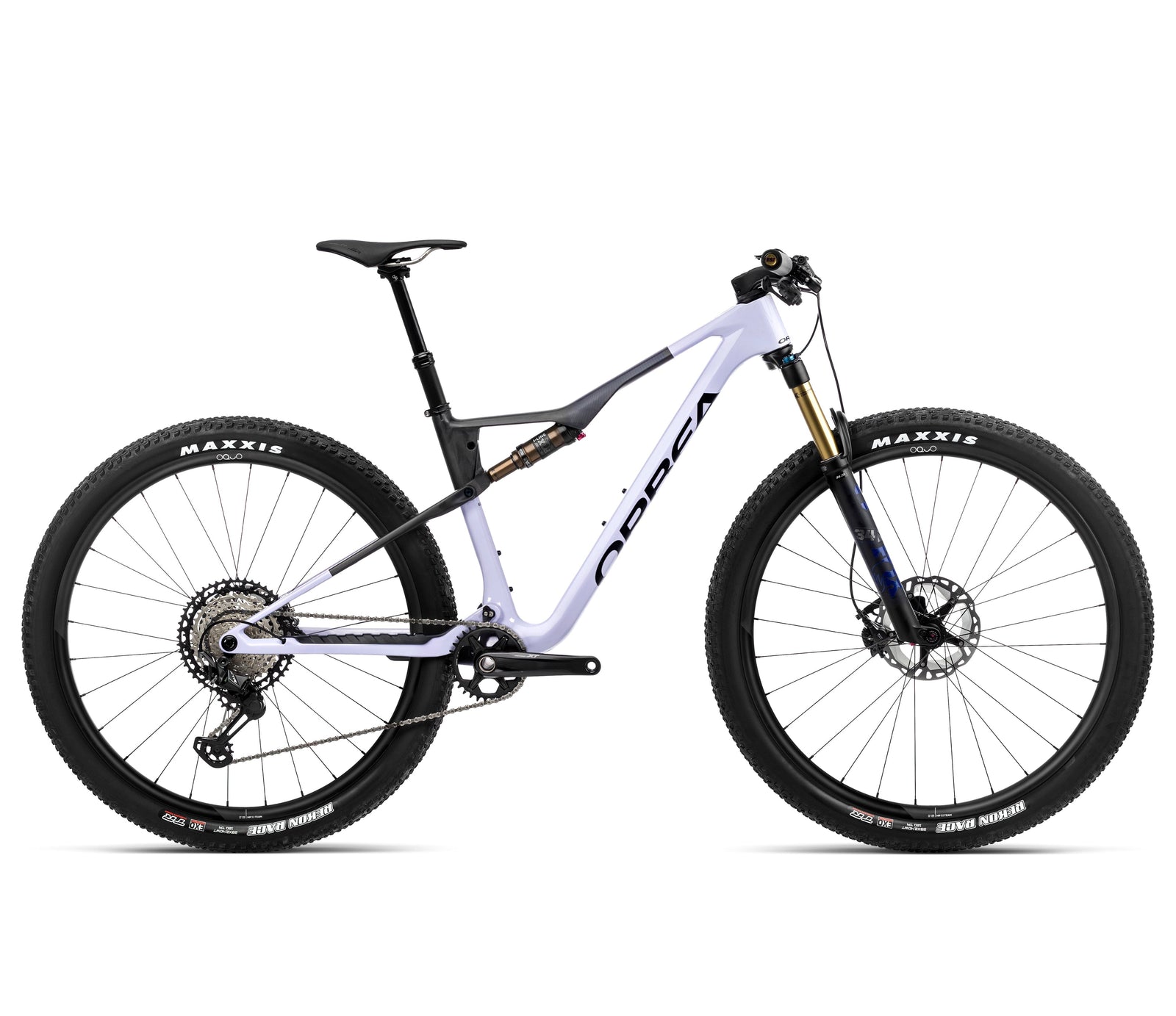 2023 Orbea OIZ M-PRO Bikes Orbea Bikes Digital Lavender (Gloss)- Carbon Raw (Matt) XL 