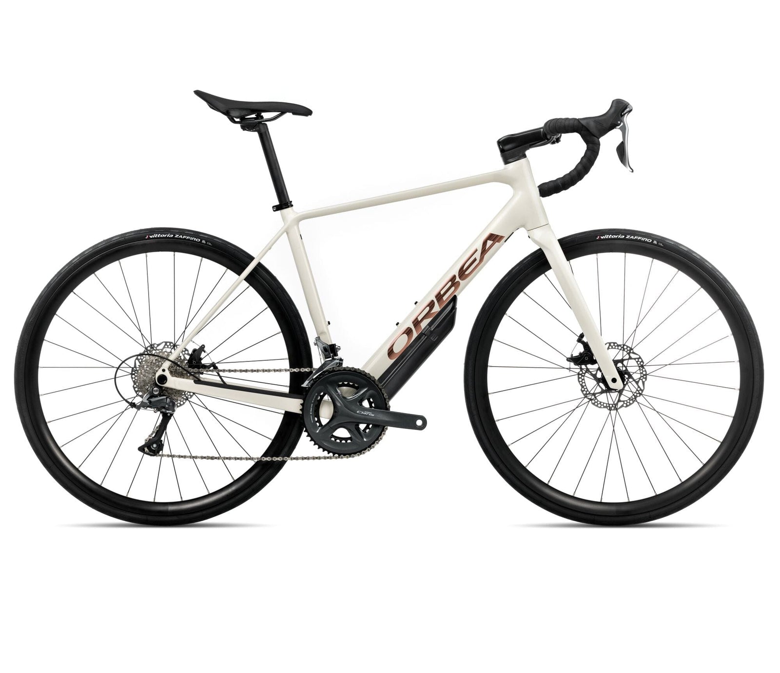 Orbea Avant H60 Bikes Orbea Bikes Ivory White - Titan Bronze (Gloss) 47 