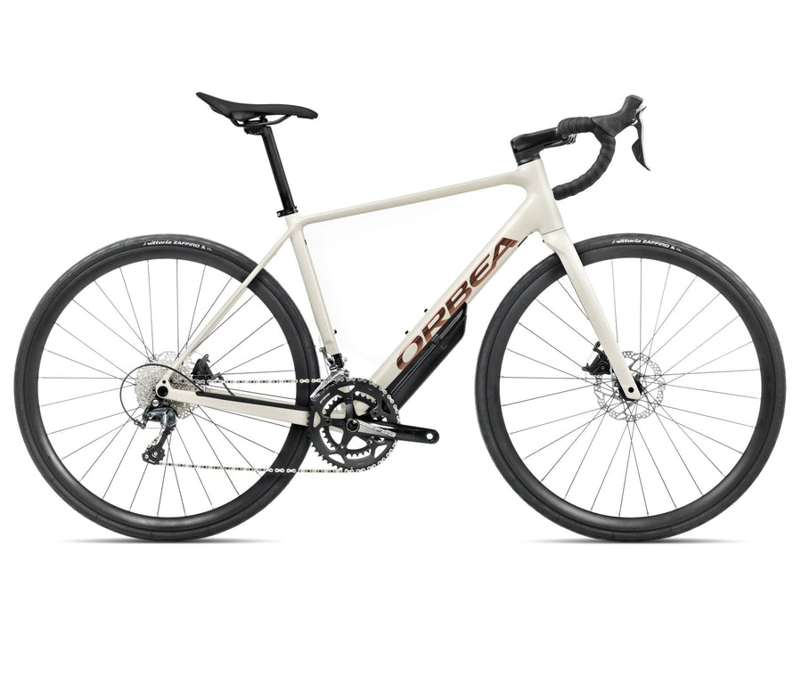 Orbea Avant H40 Bikes Orbea Bikes Ivory White - Titan Bronze (Gloss) 47 