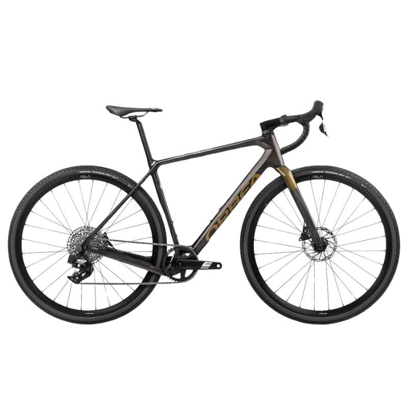 Orbea Terra M41E TEAM 1X Bikes Orbea Cosmic Carbon View-Metallic Olive Green (Gloss) XS 