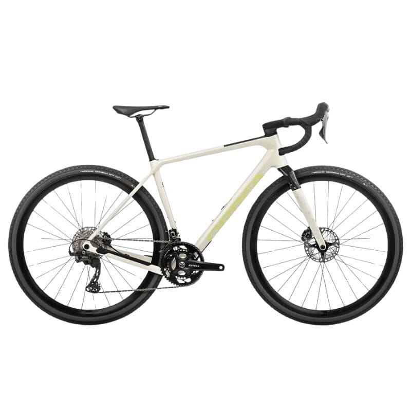 Orbea Terra M20TEAM Bikes Orbea Ivory White-Spicy Lime (Gloss) XS 