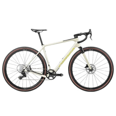 Orbea Terra M22TEAM 1X Bikes Orbea Ivory White-Spicy Lime (Gloss) XS 