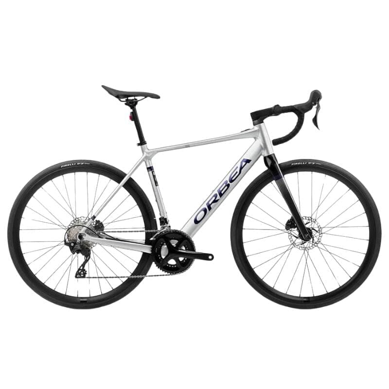 2024 Orbea Gain D30 20mph Bikes Orbea Bikes Metallic Silver (Matt) - Black (Gloss L 