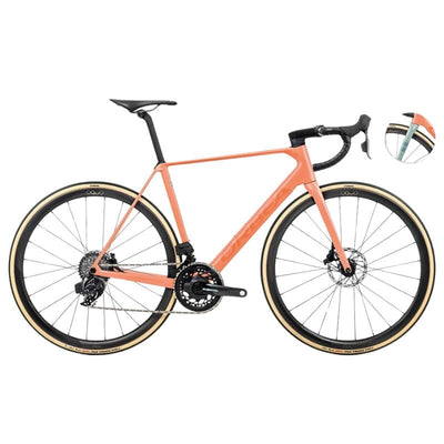 Orbea Orca M21ELTD PWR Bikes Orbea Orange Cloud (Matt) - Stone Blue (Matt-Gloss) 47 