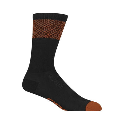 Giro Comp Racer High Rise Sock Apparel Giro Black/ Bright Red S 