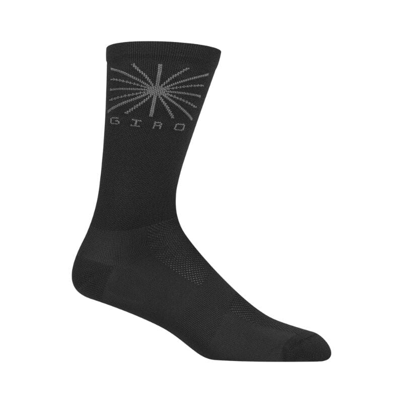 Giro Comp Racer High Rise Sock Apparel Giro Black Sun S 