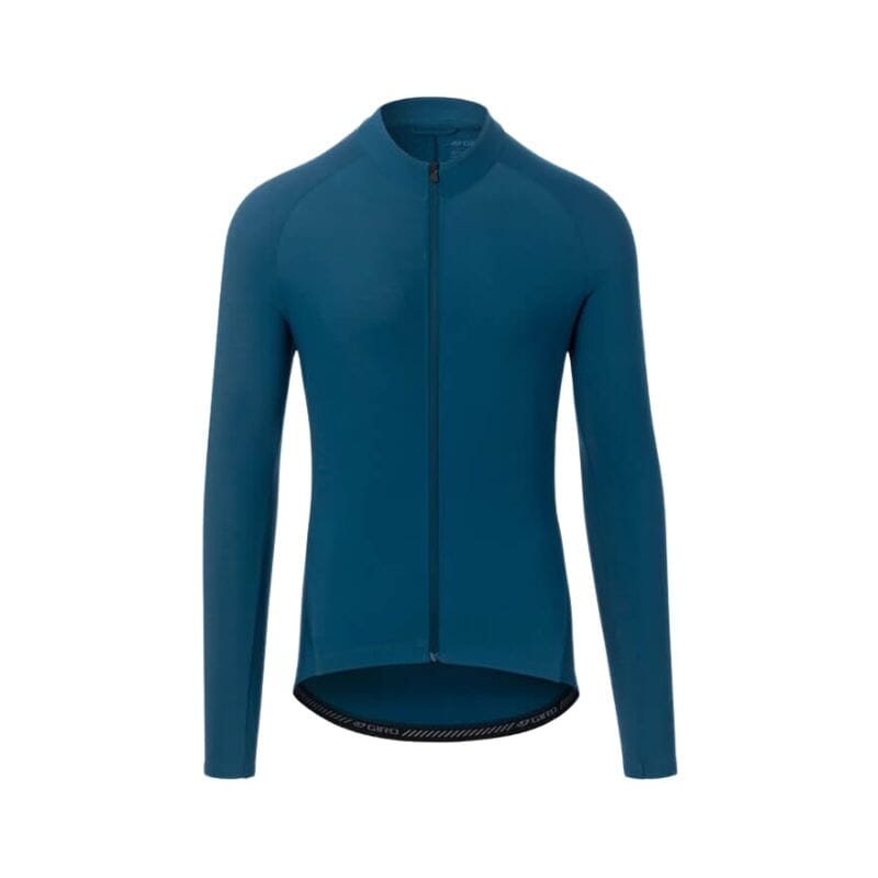 Giro Men's Chrono Thermal Long Sleeve Jersey Apparel Giro Harbor Blue M 