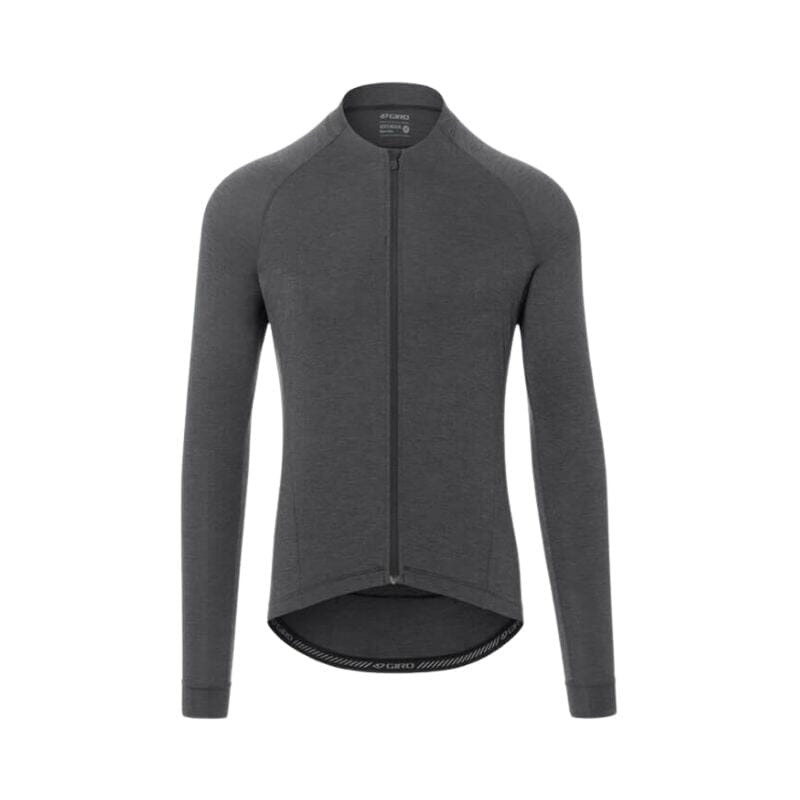 Giro Men's New Road Long Sleeve Jersey Apparel Giro Charcoal Heather S 