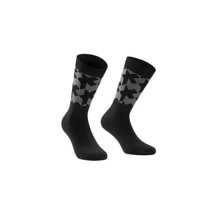 Assos Monogram Socks EVO Apparel Assos Black I 