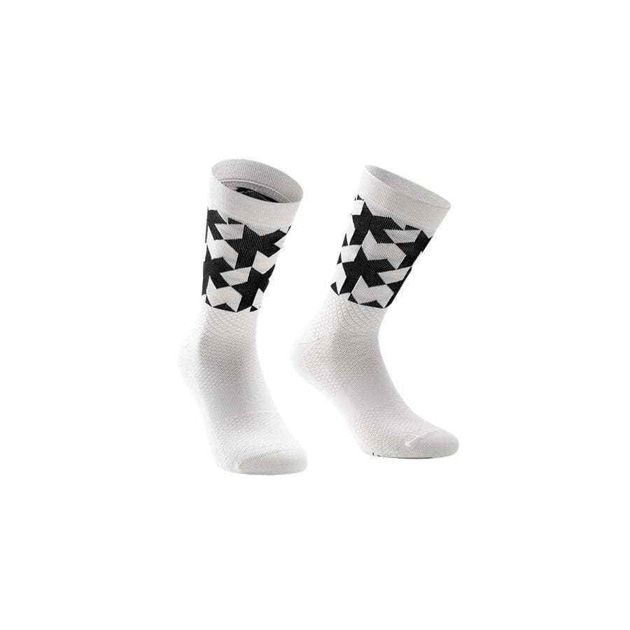 Assos Monogram Socks EVO Apparel Assos Holy White I 