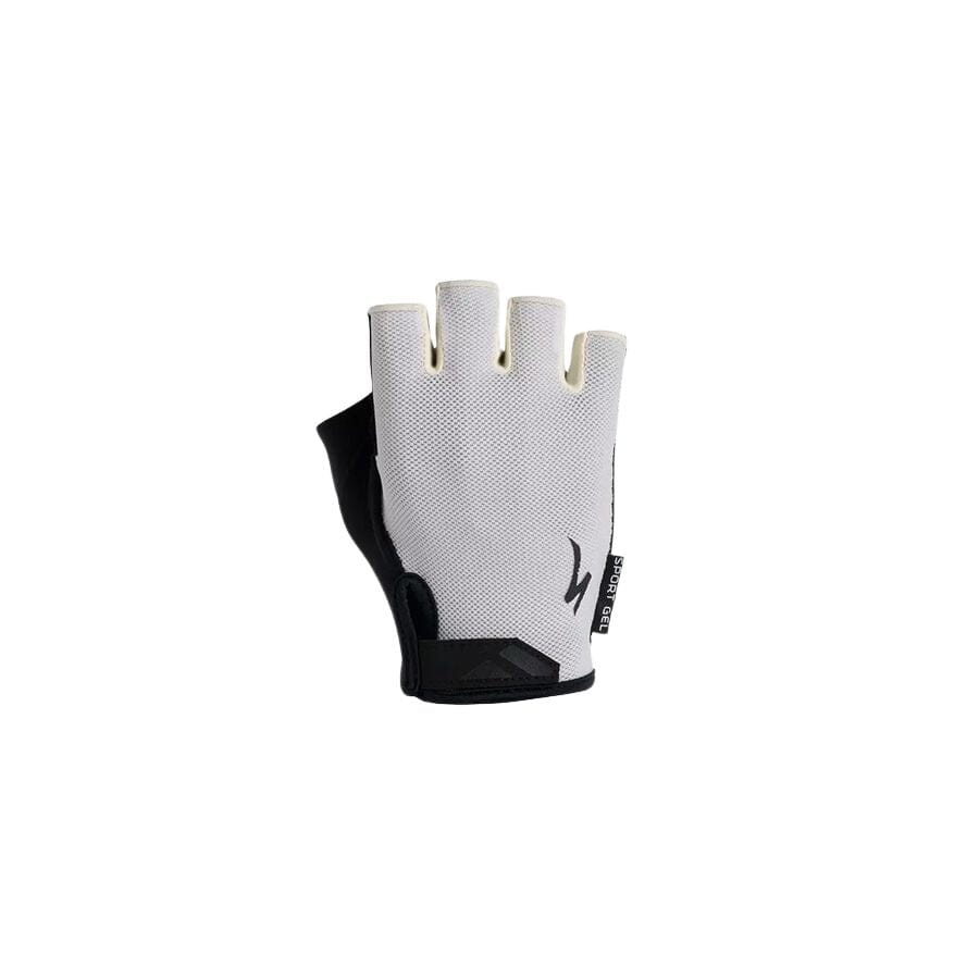 Specialized Women's Body Geometry Sport Gel Short Finger Gloves Apparel Specialized Birch White XS 