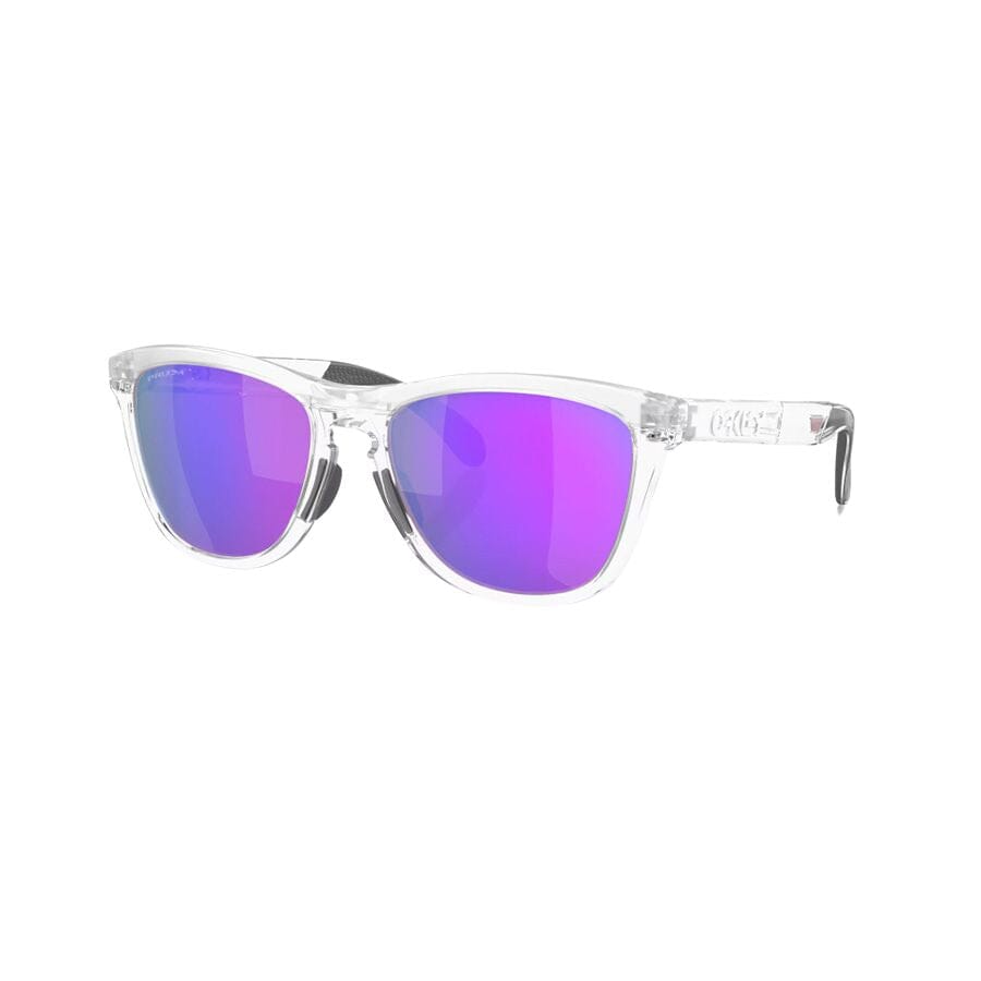 Oakley Frogskin Range Apparel Oakley Prizm Violet Lenses, Matte Clear Frame 