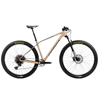 2023 Orbea Alma M51 Bikes Orbea Baobab Brown - Green Gold (Matte) S 