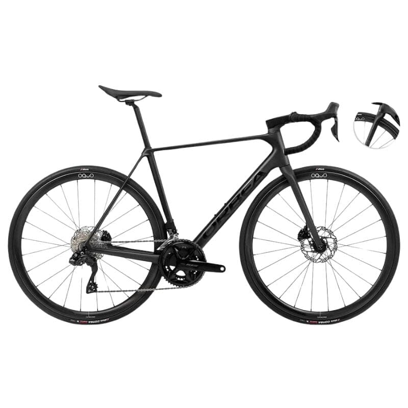 Orbea Orca M35i Bikes Orbea Vulcano-Black(Matt) Black(Gloss) 47 