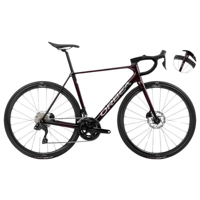 Orbea Orca M35i Bikes Orbea Wine Red - Titanium (Gloss) 57 