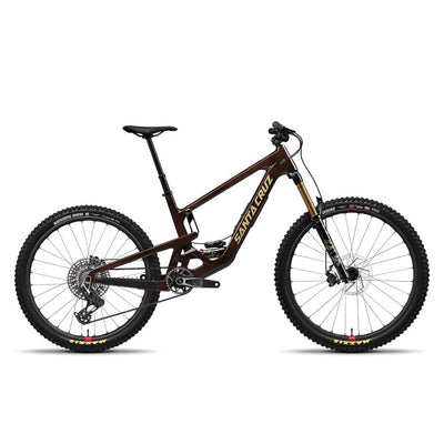 Santa Cruz Bronson 5 CC X0 AXS Reserve Kit Bikes Santa Cruz Bikes Translucent Root Beer S 