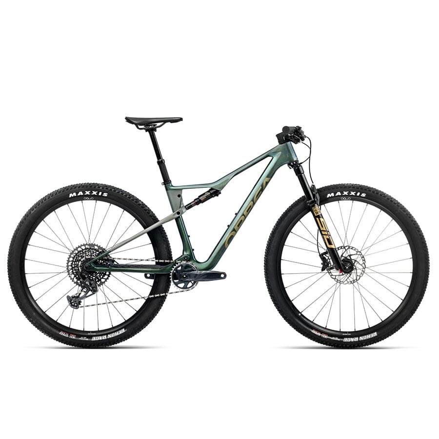 Orbea Oiz M21 Bikes Orbea Bikes Seaweed Carbon View (Gloss) - Spaceship Green (Matt) S 