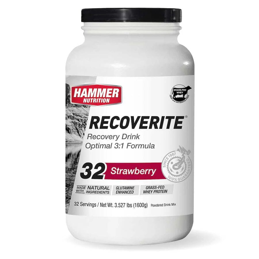 Hammer Nutrition Recoverite Accessories Hammer Nutrition Strawberry 32 Servings 