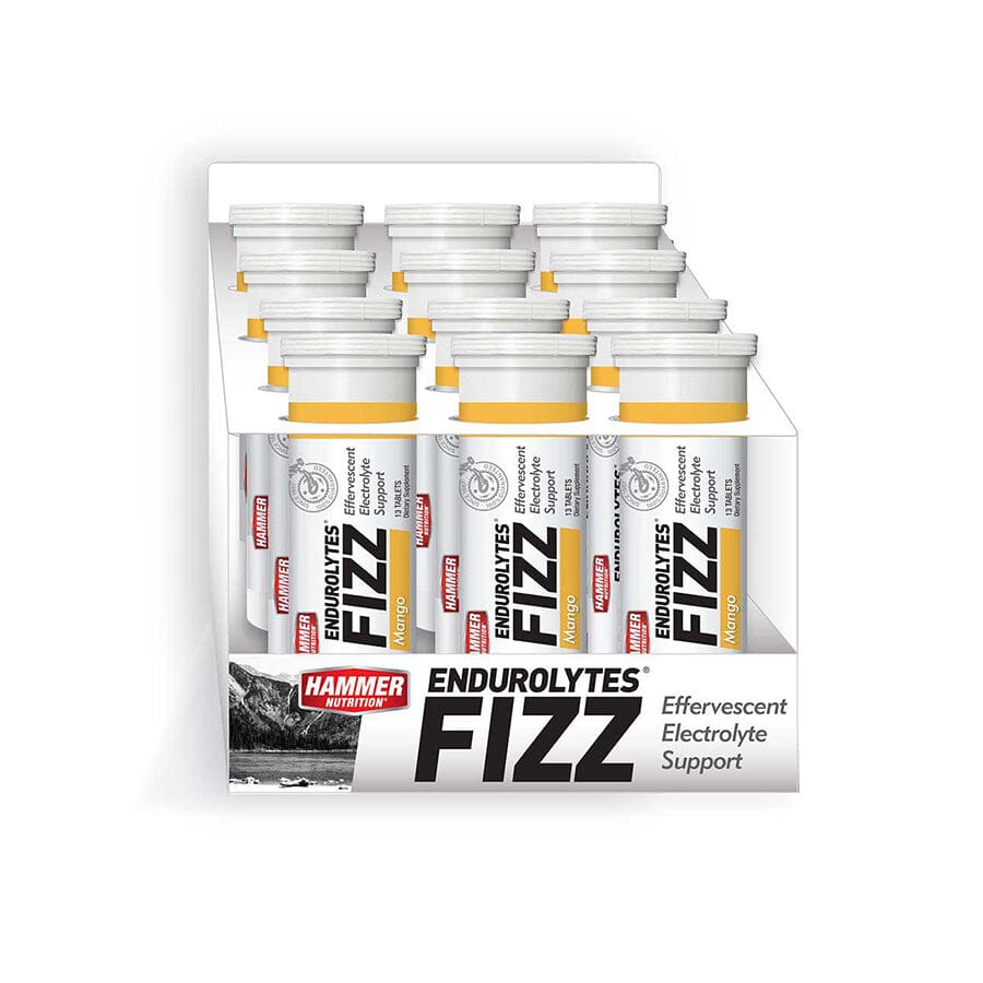 Hammer Nutrition Endurolytes Fizz Tablets Accessories Hammer Nutrition Mango 12 Pack 