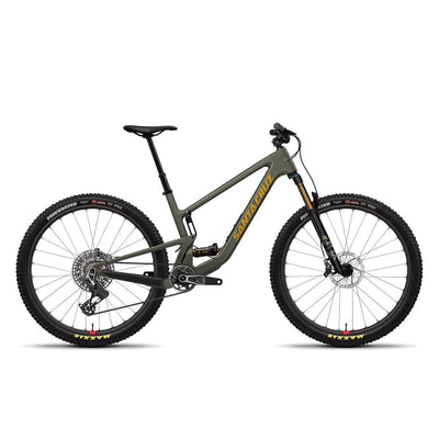 Santa Cruz Tallboy 5 CC X0 AXS Reserve Bikes Santa Cruz Bikes Matte Olive Drab XS 