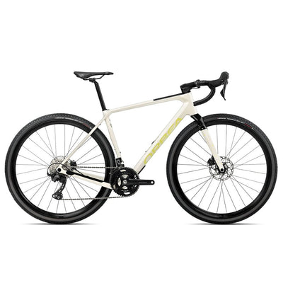 Orbea Terra M30TEAM Bikes Orbea Bikes Ivory White - Spicy Lime (Gloss) XS 