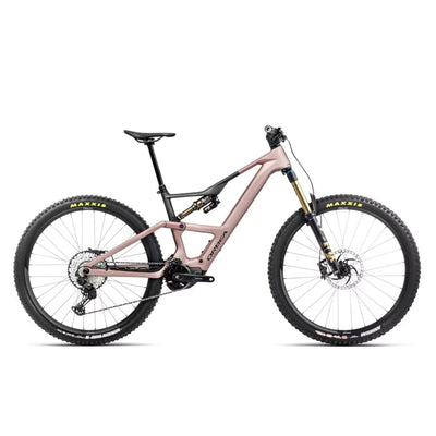 Orbea Rise LT M10 Bikes Orbea Bikes Desert Rose - Carbon Raw (Matte) S 420Wh Battery