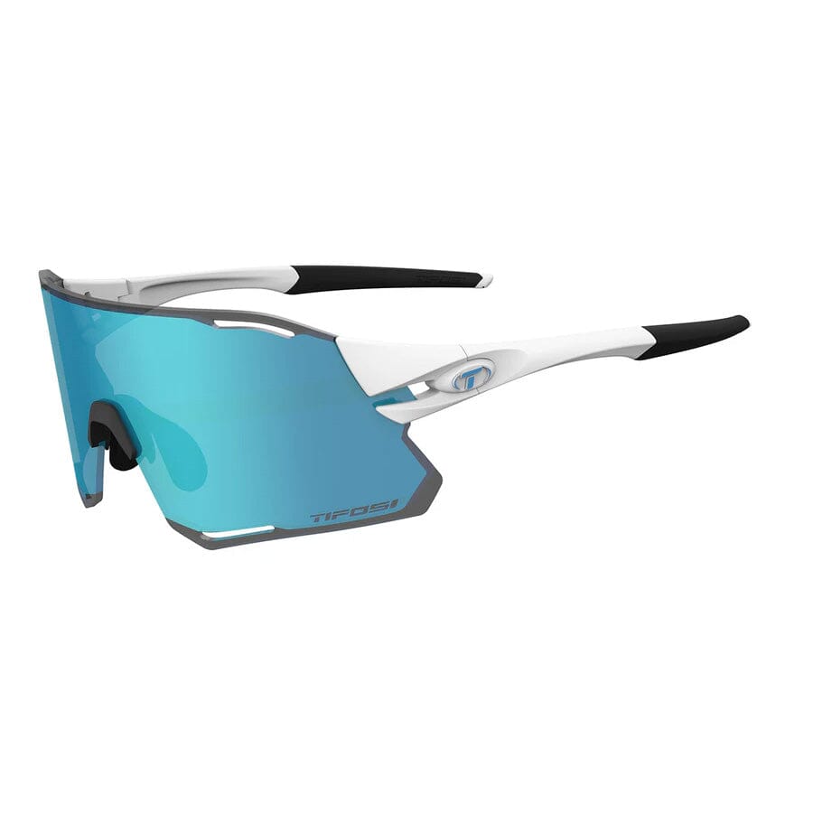 Tifosi Rail Race Apparel Tifosi Optics Matte White/Clarion Blue/Clear 