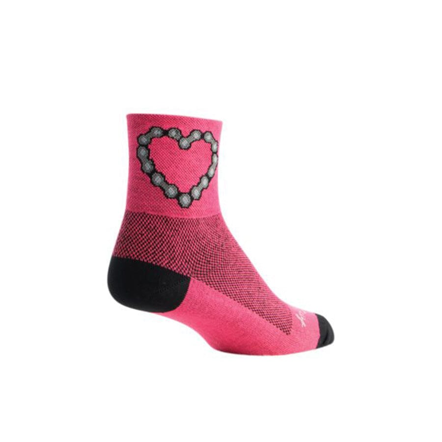 SockGuy 3" Standard Sock Apparel SockGuy Chain Luv S/M 