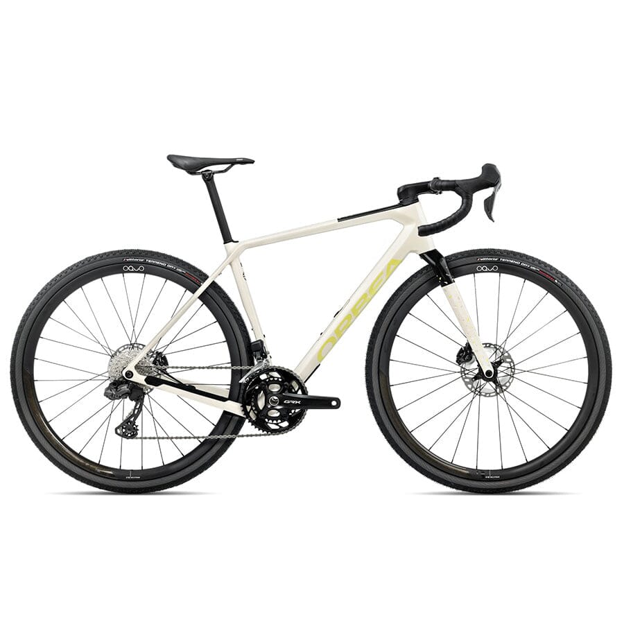 Orbea Terra M20ITEAM Bikes Orbea Bikes Ivory White - Spicy Lime (Gloss) XS 