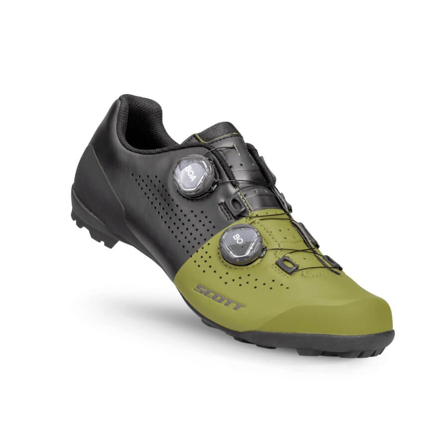 Scott Gravel Tuned Men's Shoe Apparel Scott Matte Black/Savanna Green 42 