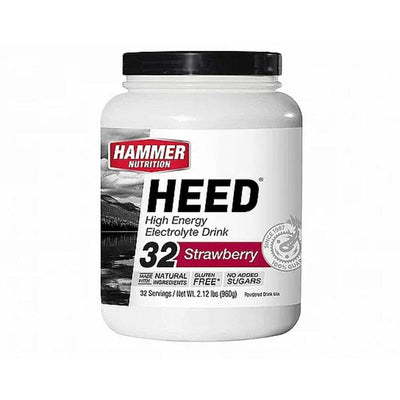 Hammer Nutrition Heed Sports Drink Accessories Hammer Nutrition Strawberry 32 Servings Classic