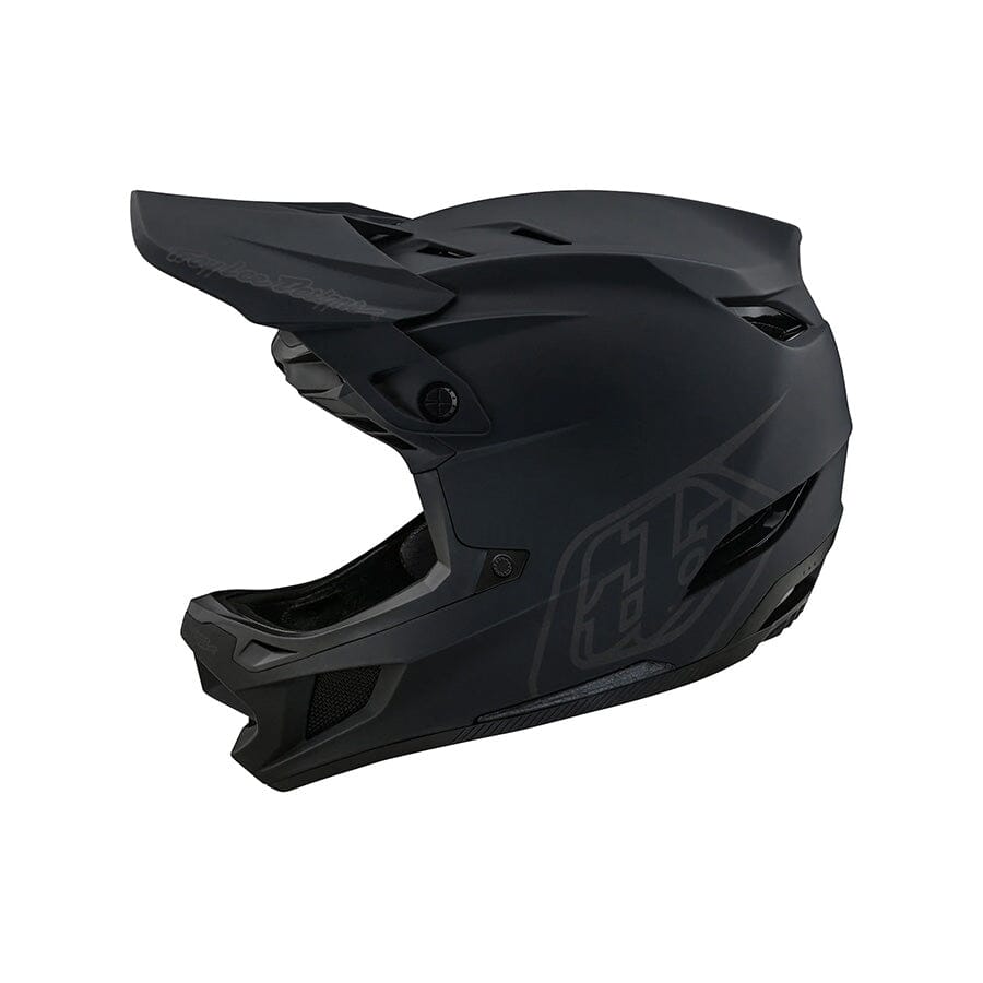 Troy Lee Designs D4 Composite Helmet Apparel Troy Lee Designs Stealth Black M 