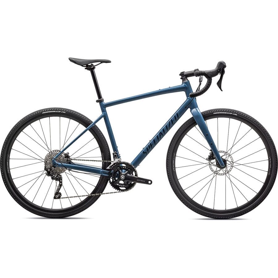 Specialized Diverge Elite E5 Bikes Specialized Gloss Mystic Blue / Blue Metallic 44 