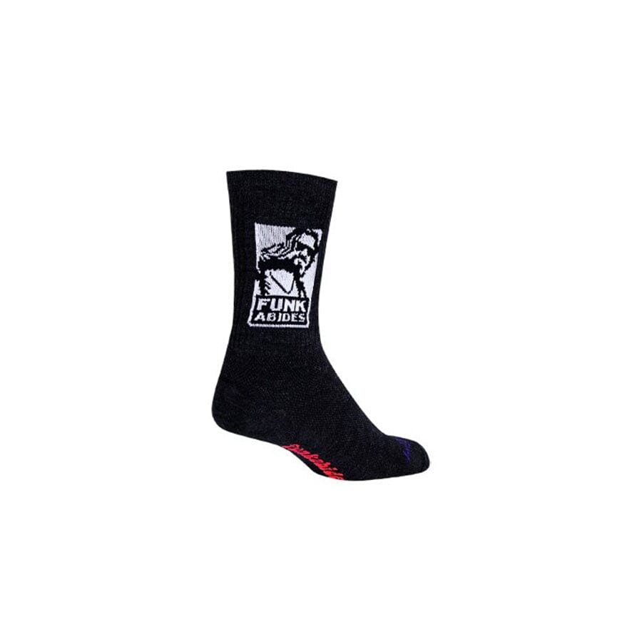 SockGuy Funk Abides Wool Crew Socks Apparel SockGuy S/M 