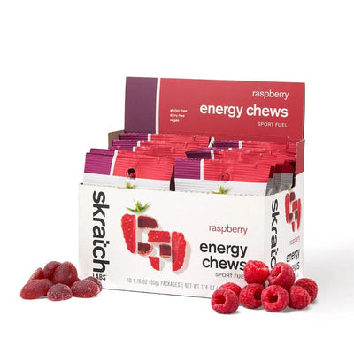 Skratch Labs Sport Energy Chews Accessories Skratch Labs Raspberry Single Pouch 10 Pack 