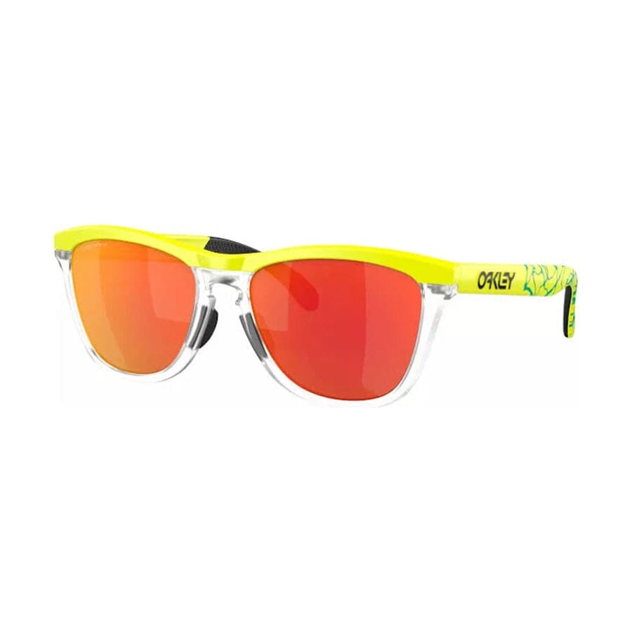 Oakley Frogskin Range Apparel Oakley Prizm Ruby Lenses, Tennis Ball Yellow Frame 